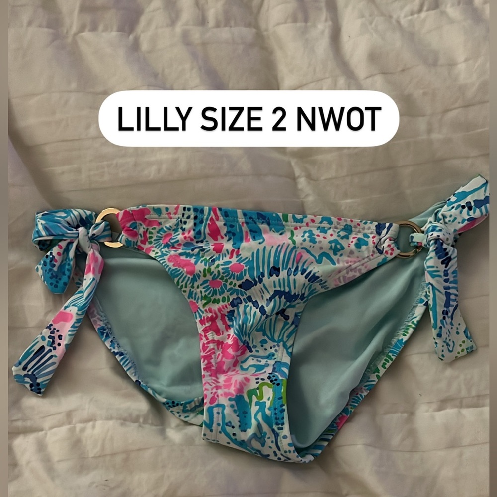 Lilly Pulitzer NWOT Laelia bottoms in Multi Sink or Swim size 2